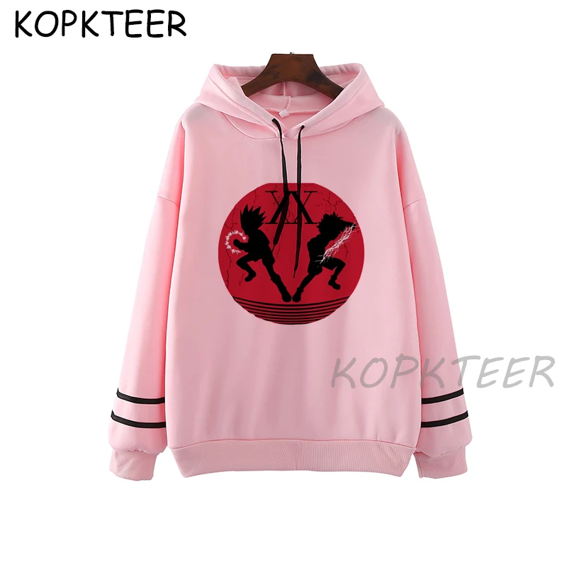 

Women Loose Sweatshirts Fashion Long Sleeve Hoodie Gon And Killua Printed Full Sleeve Tops Casual Wear 2020 Autumn winter