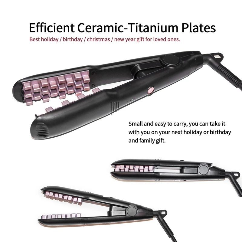 

Hair Straightener Hair Curler Volumizing Iron Flat Iron Digital Flat Iron Electric Fluffy Styling Hair Lifter EU Plug