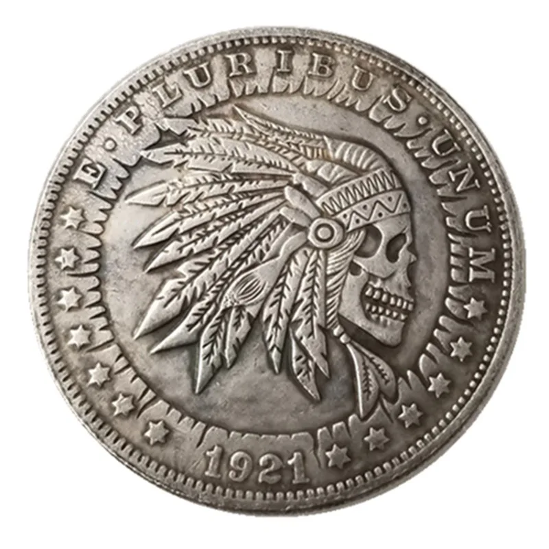 192 черепа свободы посеребренные копии монет старые монеты подарок для коллекции