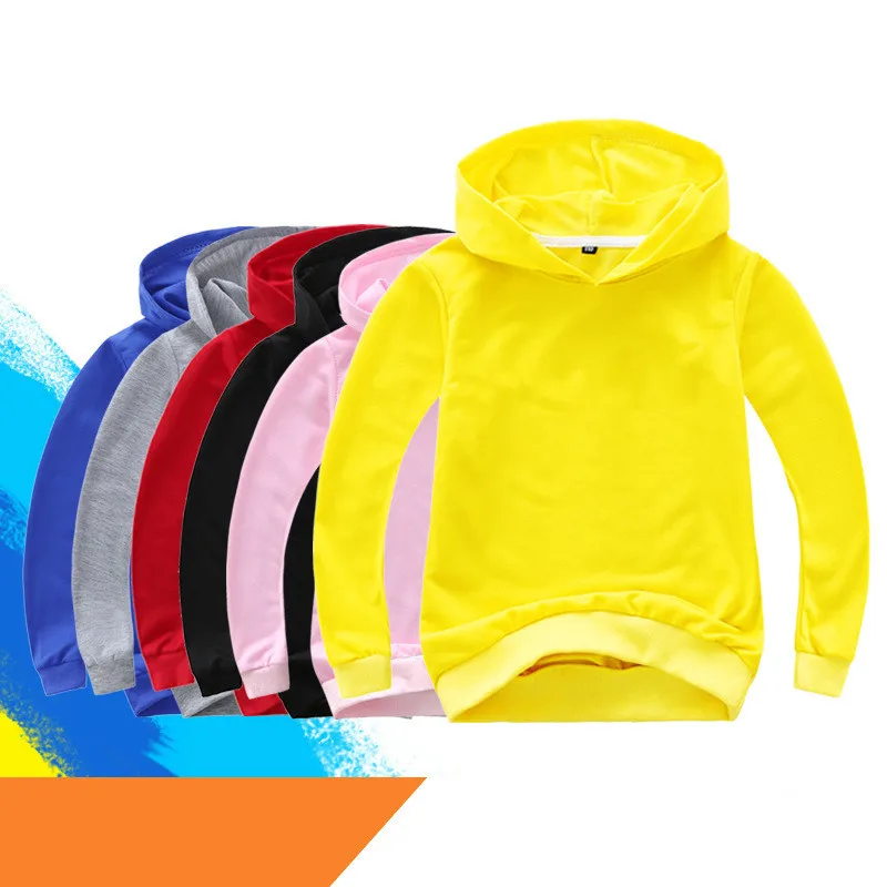 

2021 Hot Style Overcoat Boys and Girls Sweaters Customized DIY Pattern Hoodie Spring and Autumn Style