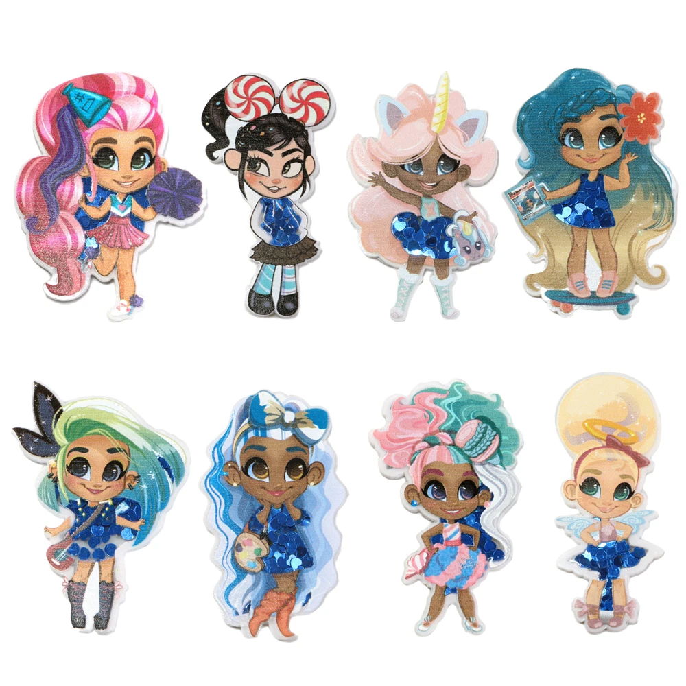 1 шт. Блестки из акриловой смолы с блестками для рукоделия бантом шейкеры чехла