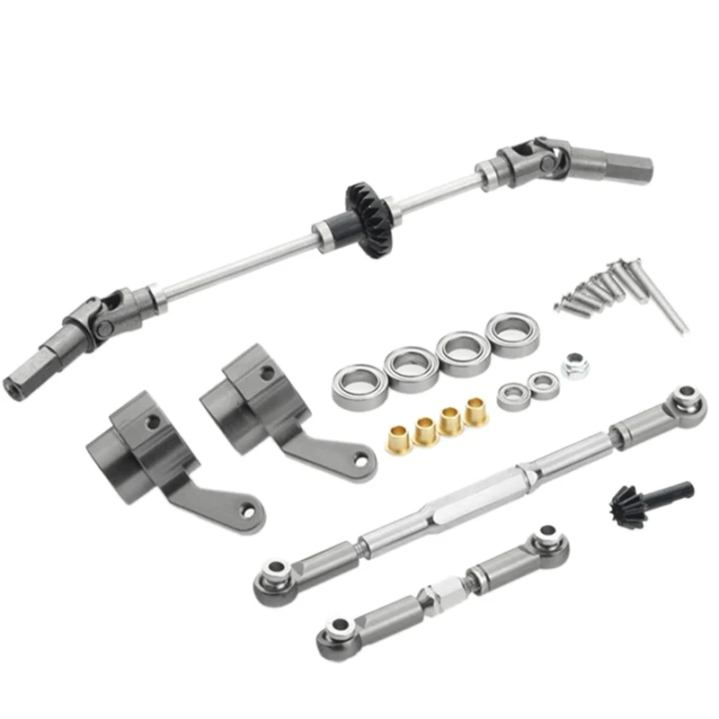 

Upgraded Metal Gear Bridge for WPL B14 B24 B-24 C14 C24 C-24 B16 B36 Q60 1/16 RC Car Spare Parts Metal Front Axle Gear