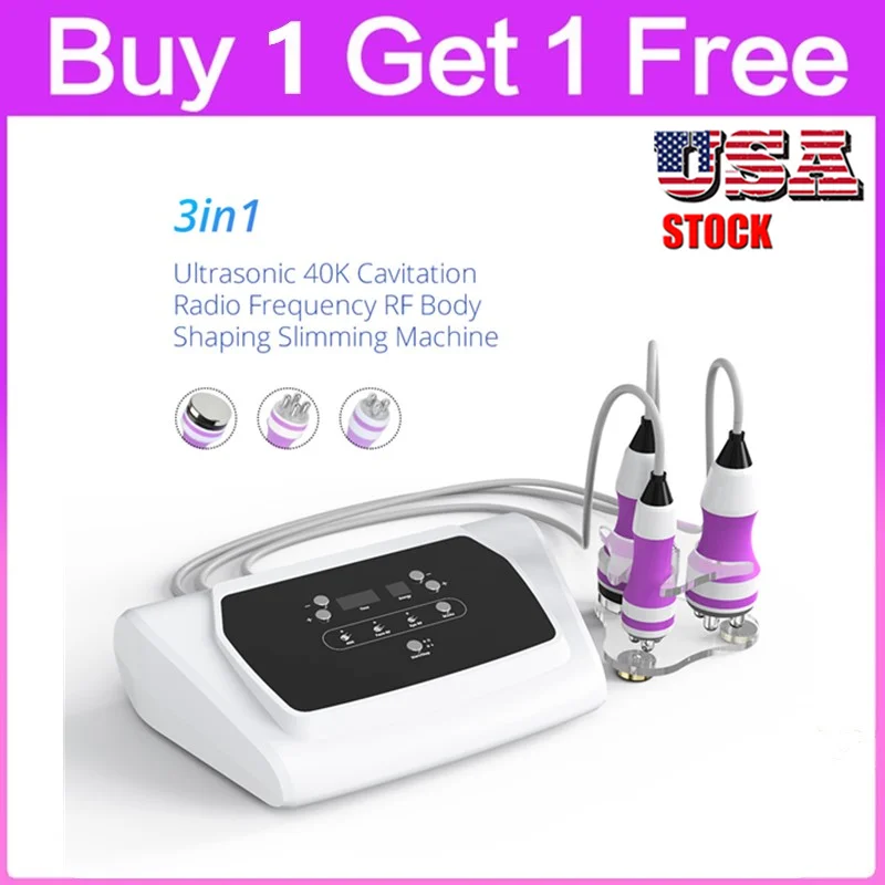 

3in1 Ultrasonic 40K Cavitation Weight Loss Machine RF Radio Frequency Skin Lifting Tightening Device