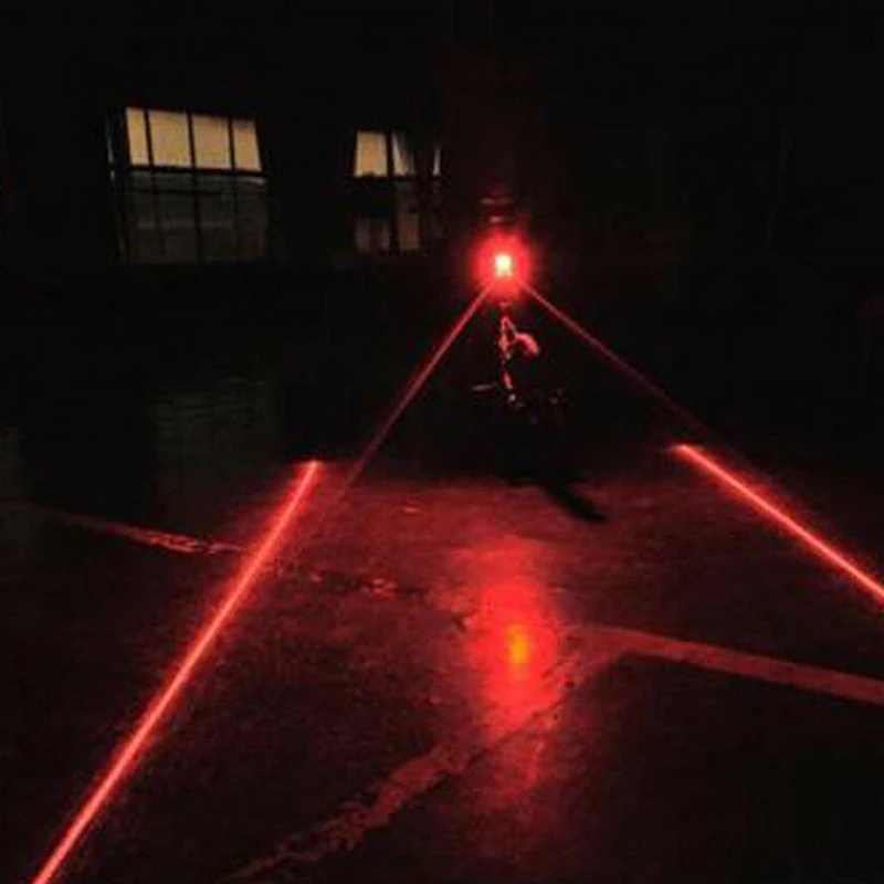 Велосипедный беспроводной 64 светодиодный лазерный велосипедный светильник
