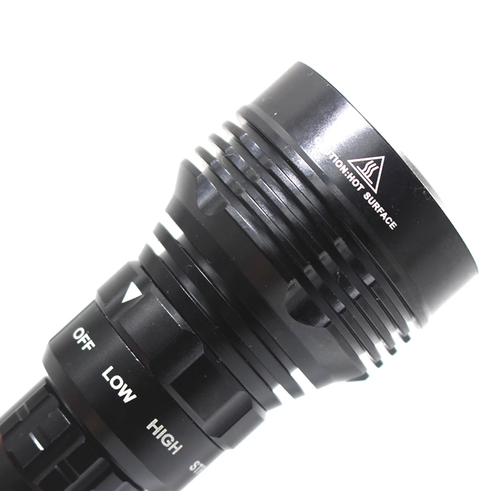 Barato Linterna De Submarinismo LED 5000LM Bajo El Agua 200m XM-5 * L2 Linterna Táctica Portátil Alimentada Por Batería 2X18650/26650