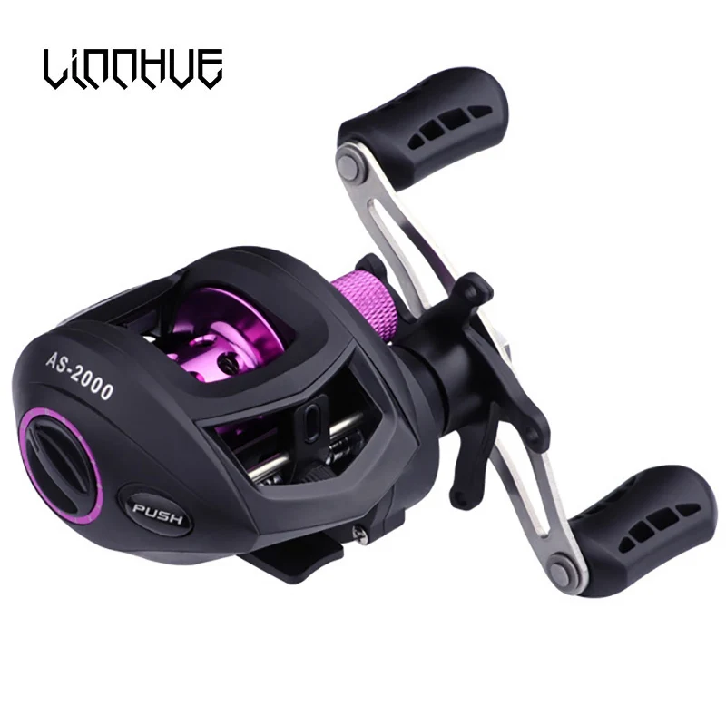 

LINNHUE Baitcasting Reel 7.0:1 High Speed Gear Ratio 12+1BB Saltwater Freshwater Fishing Reel Metal Spool Bait Casting Reel 2021