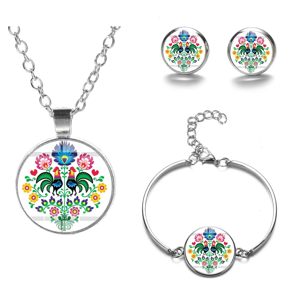 Набор бижутерии SIAN 2019 в богемном стиле польский Рисунок народного искусства