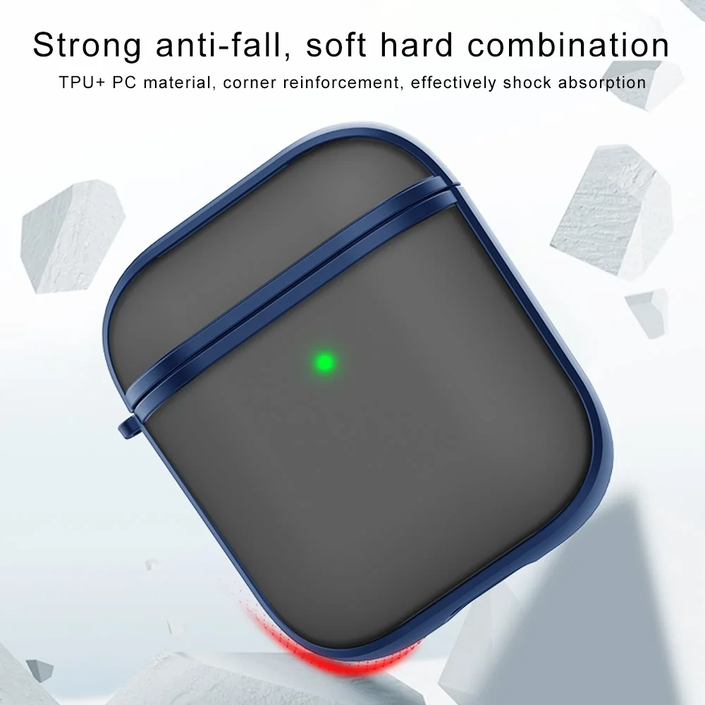 LAPOPNUT Wireless Bluetooth Earphone Case for Apple Airpods 1 2 Box Silicone Air Pods Accessories Headphone Protective Cover |
