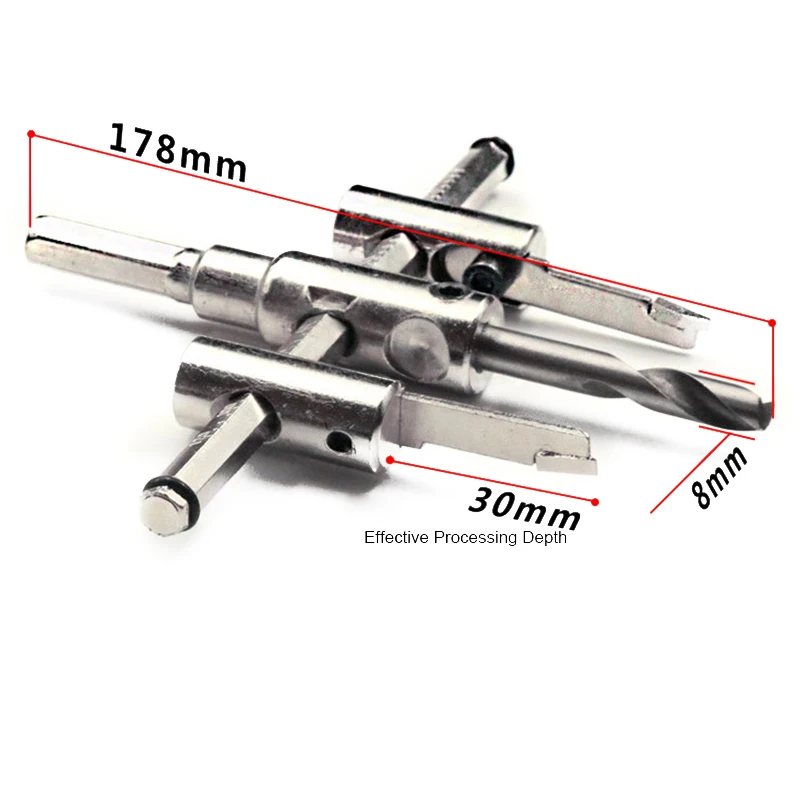 Сверло по дереву MJJ88 новое регулируемое бит для открывания отверстий металлу и