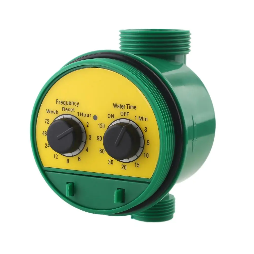 

Water Timer Irrigation Timing Device Green Faucet Timer Convenient Water Pipe Timer Garden Durable Waterproof Simple Operation