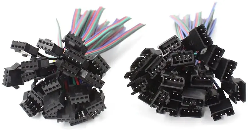 5pin 10 шт. светодиодный разъем мужской/женский JST SM 5Pin провода кабель для