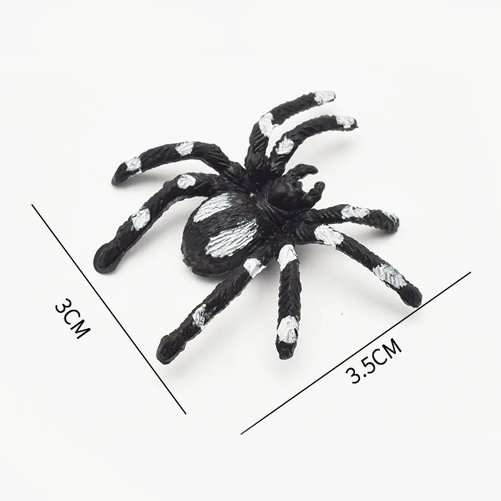 Моделирование паук игрушечная труба цветок Паук Черный Жуткий пугающий макет