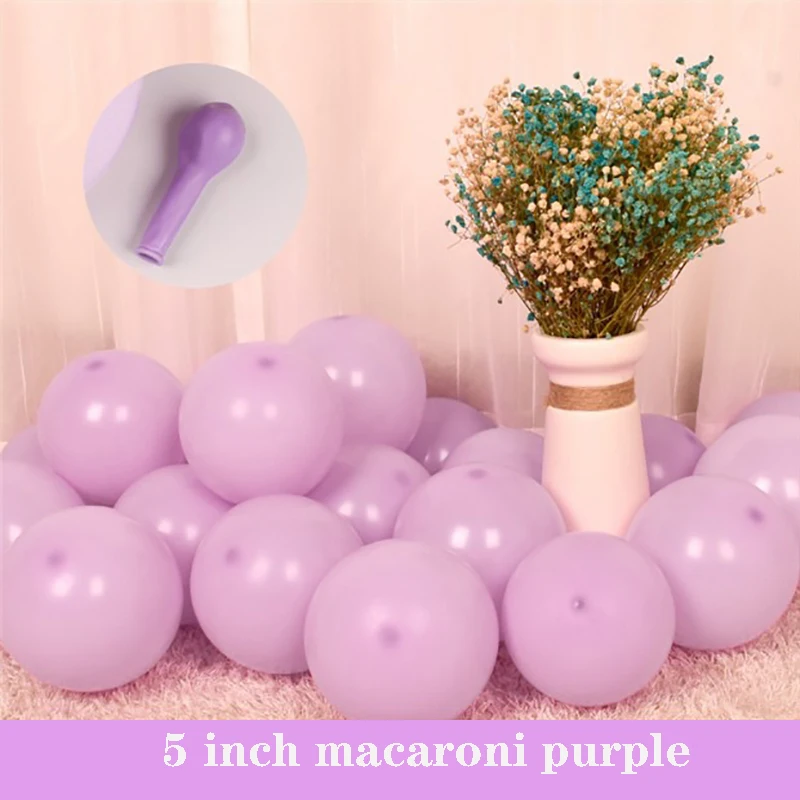 

5-Inch Small Macarone Decorative Balloon Scene Layout Birthday Party Shopping Mall Celebration Wedding Graduation 100pc 123
