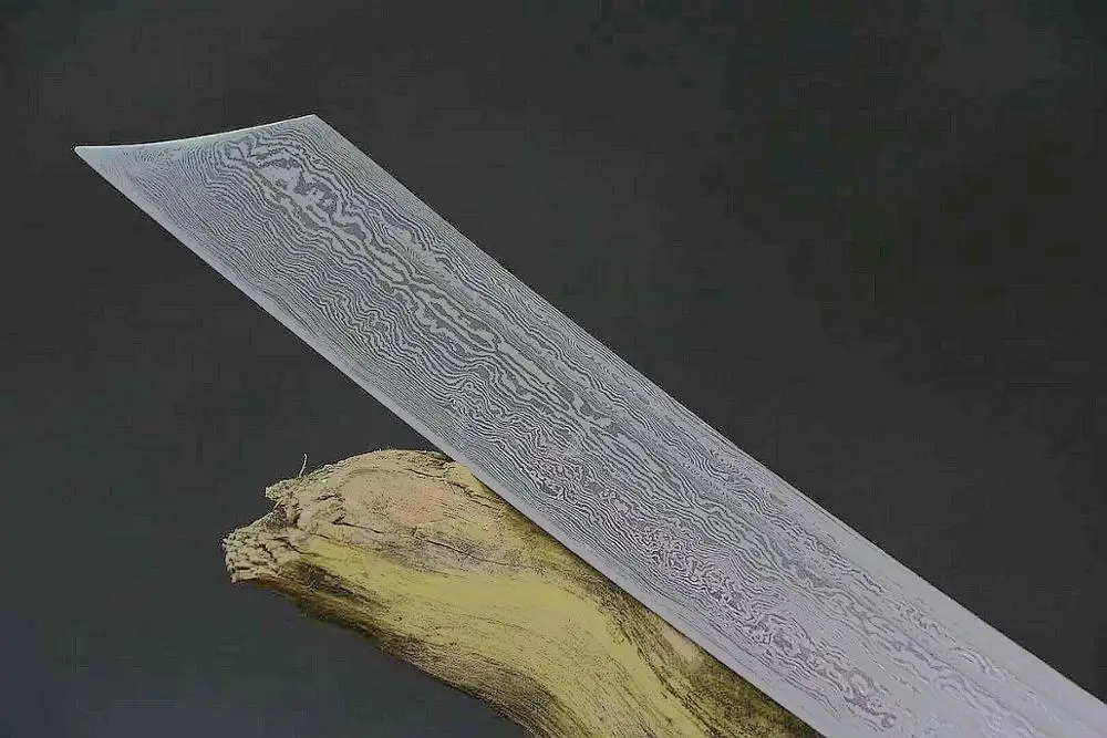 

Pattern steel red wood sword scabbard Kangxi broadsword folded steel Unicorn pattern