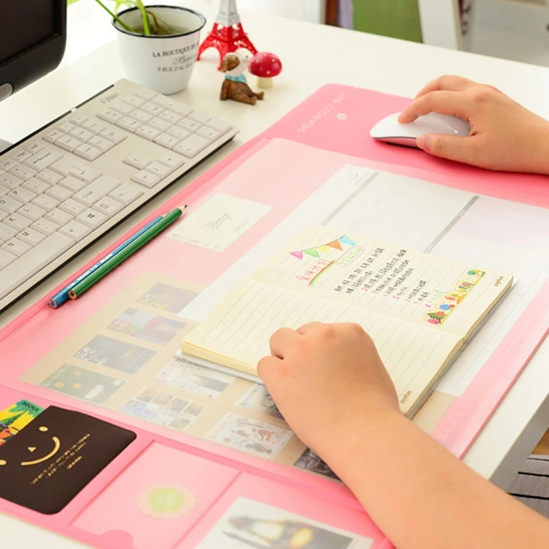 

PVC Waterproof Anti-Slip Large Size Desk Computer Laptop Mouse Pad Protector Mat