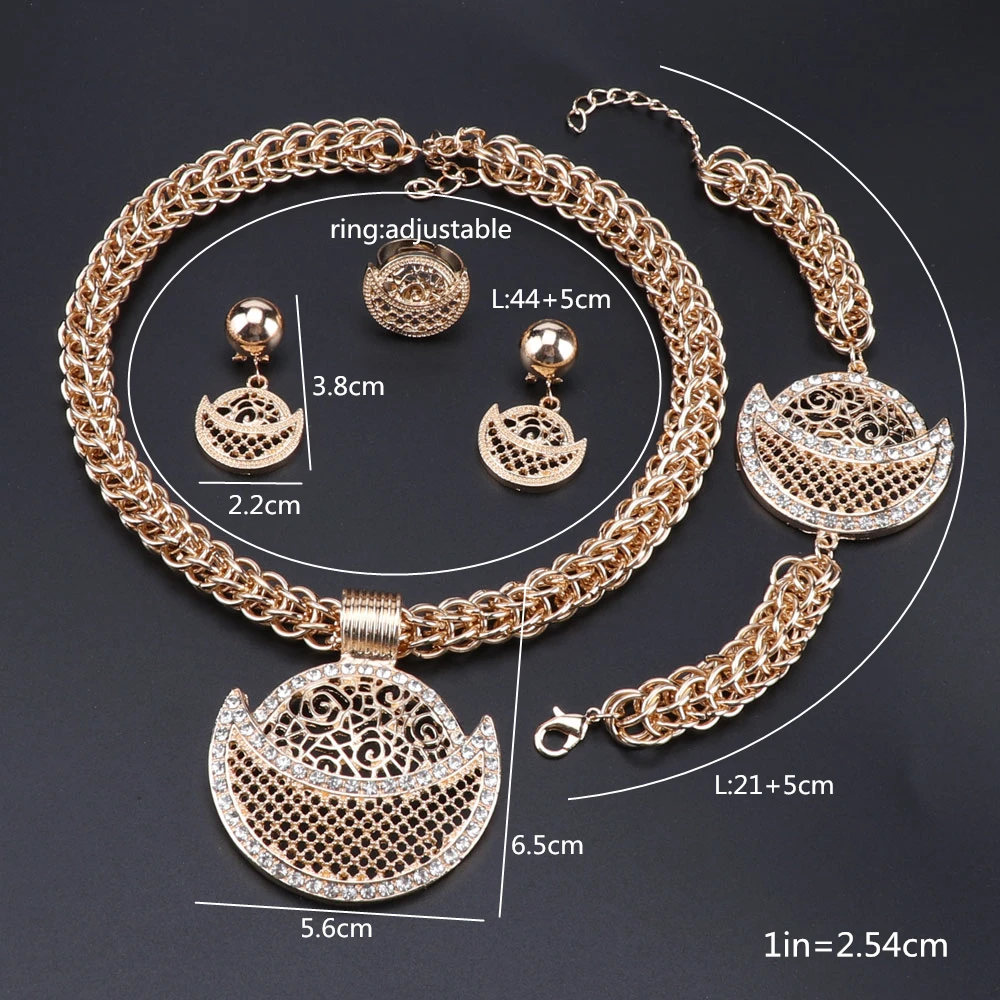 Дубай Посеребренные Ювелирные наборы нигерийские Свадебные Женские аксессуары