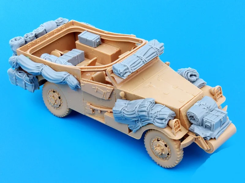 Бронированный автомобиль армии США M3A1 модификация из смолы 1:35 | Игрушки и хобби