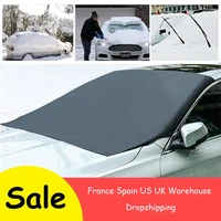 hotautomobile magnetic sunshade cover car windshield snow sun shade waterproof protector cover car front windscreen cover