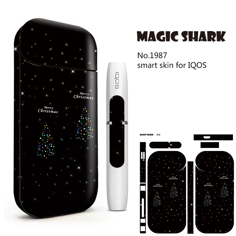 Рождественская пленка наклейка на крышку электронной сигареты для IQOS 2 4 Plus 1985-1994 |