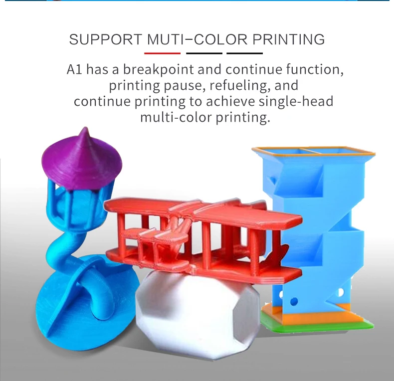 JGAURORA 3d принтер A1 Diy комплект печати объем размер 300x300x300 мм настольный FDM 3d принтер машина
