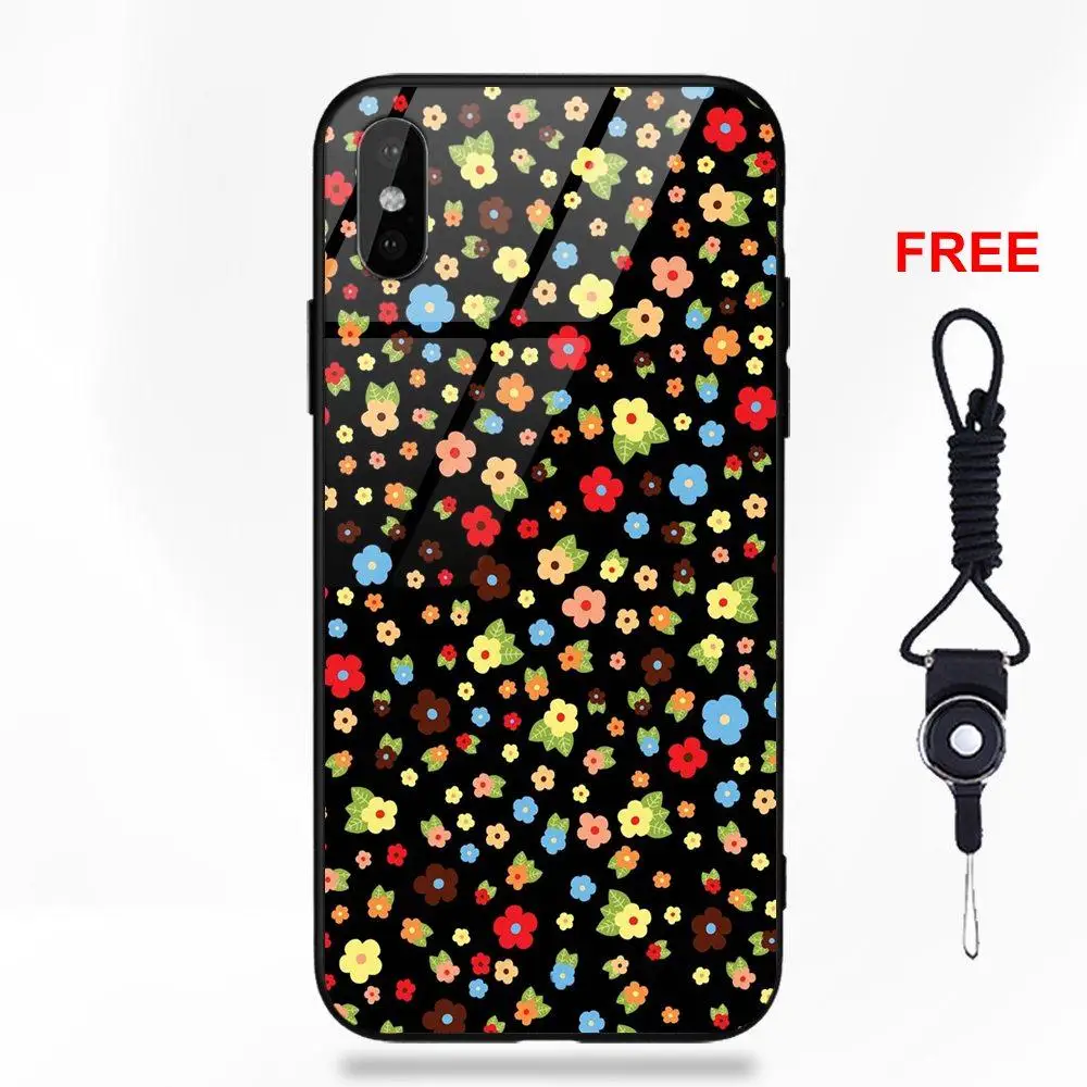 Design Colorful Flower Petal Pattern For Apple iPhone 5 5C 5S SE 6 6S 7 8 Plus X XS Max XR | Мобильные телефоны и