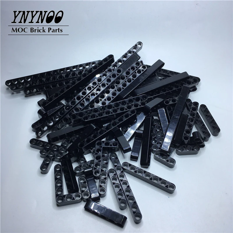 80Pcs/lot Technical Arm Beam Liftarm Frame Connector Pin MOC Bulk Building Blocks Bricks Parts for EV3 Model Toy Children - купить по