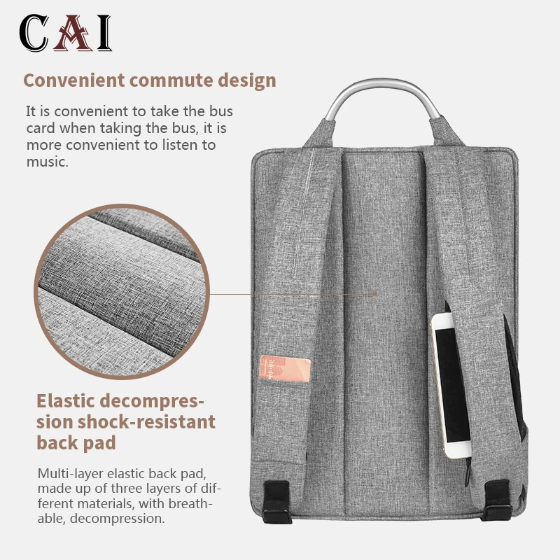 Ультратонкий дорожный рюкзак CAI 2021 для мужчин и женщин водонепроницаемая