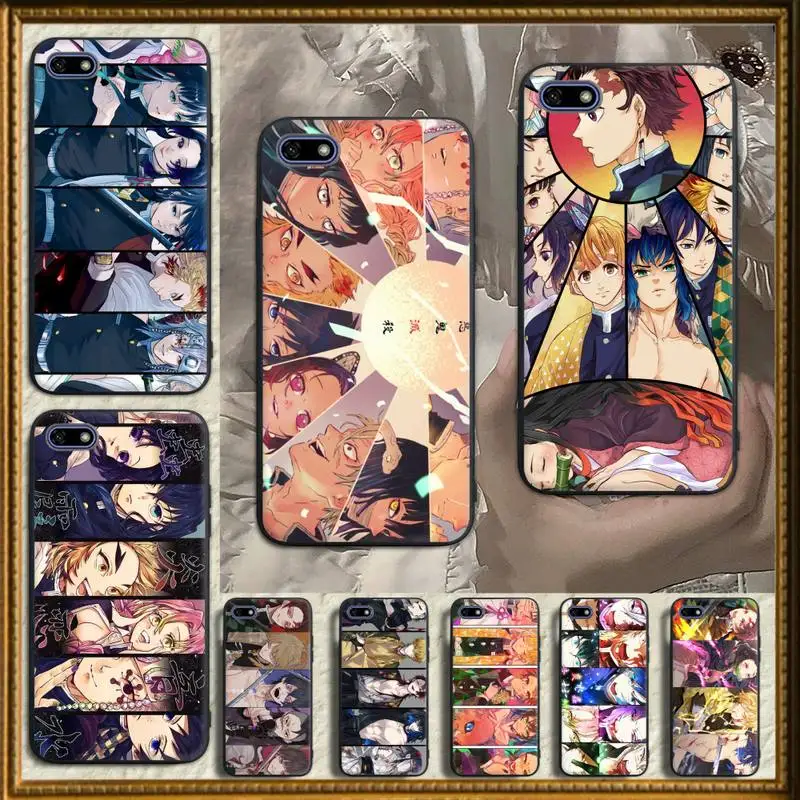 

Cartoon Japan Anime Demon Slayer Phone Case for Samsung S7 edge S8 S9 S10 E S20 S30 plus ultra 5G Cover