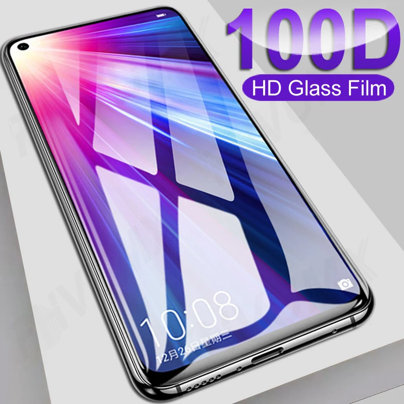 100D Protective Glass For Huawei honor View 20 30 20S 30S Tempered Screen Protector For Honor 30 20 10 Lite 10i 20i Glass Film
