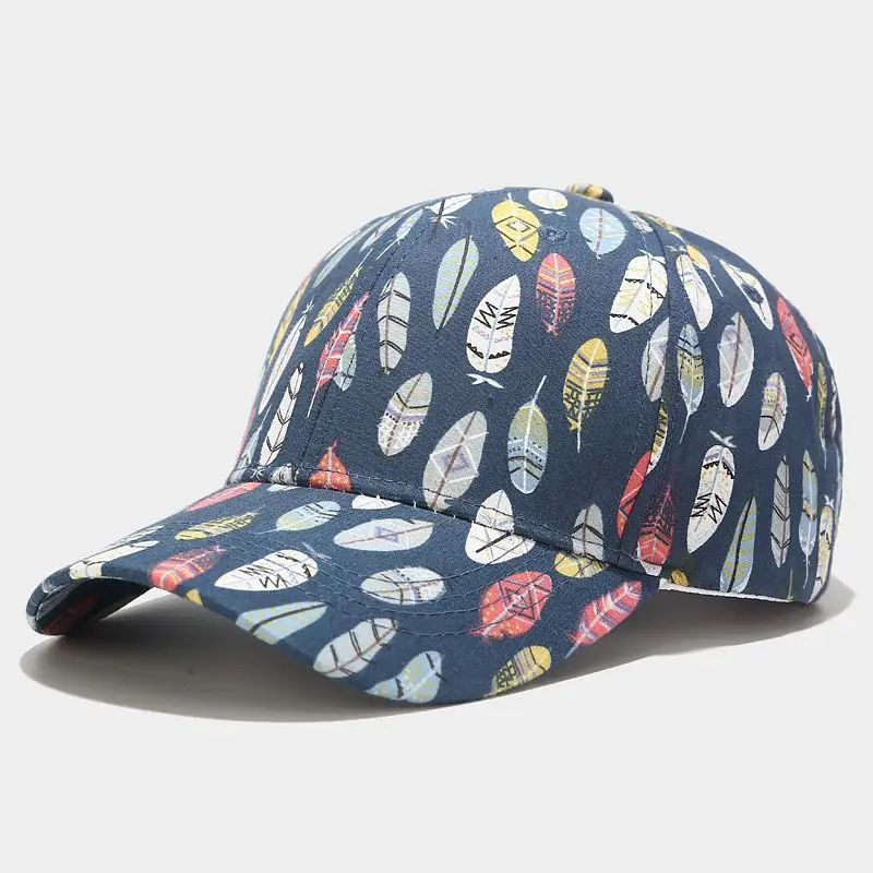 

2020 Cotton Print Casquette Baseball Cap Adjustable Outdoor Snapback Hats for Men and Women 172