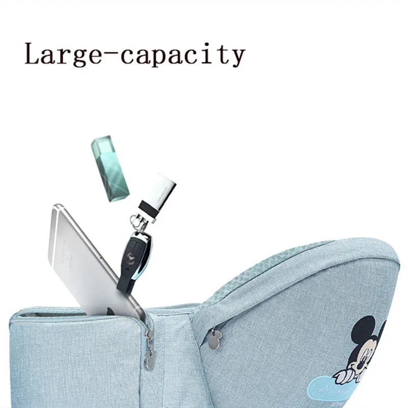 Дисней Микки Минни Baby Carrier Хипсит(пояс для ношения ребенка) младенческий Hip Seat поясной рюкзак Хипсит Рюкзак-кенгуру мама ходунки держать