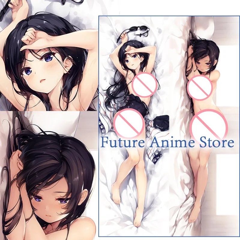 Двухсторонний Чехол Dakimakura с изображением спящей девушки милой сексуальной