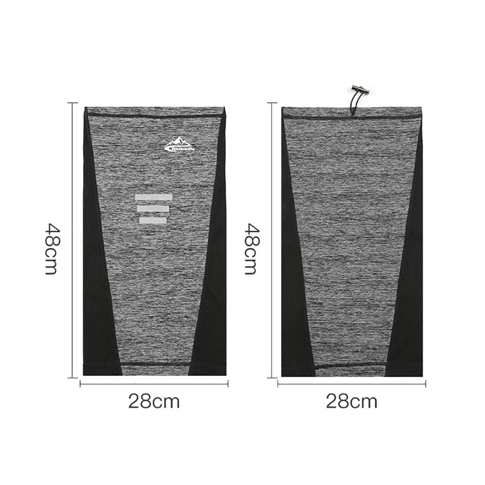 

Windproof Ice Silk Cycling Half Face Mask Summer Sunscreen UV Protection Breathable Cycling Masks Outdoor Scarves Ski