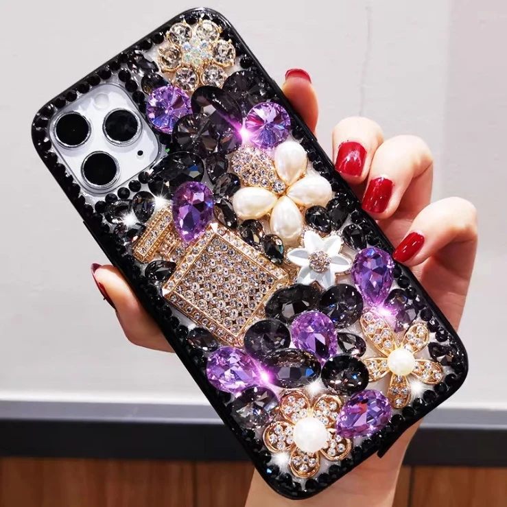 

Sunjolly for Samsung Galaxy S20 Plus Case S7 S8 S9 S10 S20 S21 Plus Ultra S10E S105G S10 Lite Phone Case Diamond Cover coque