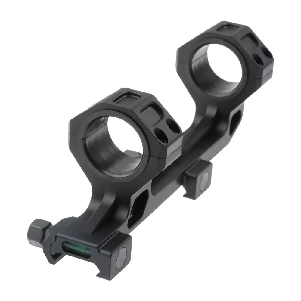 

25.4mm 30mm Dual Ring Cantilever Heavy Duty Scope Mount With Bubble Level fit Picatinny Weaver Rail 20mm Rifle Shotgun Hunting