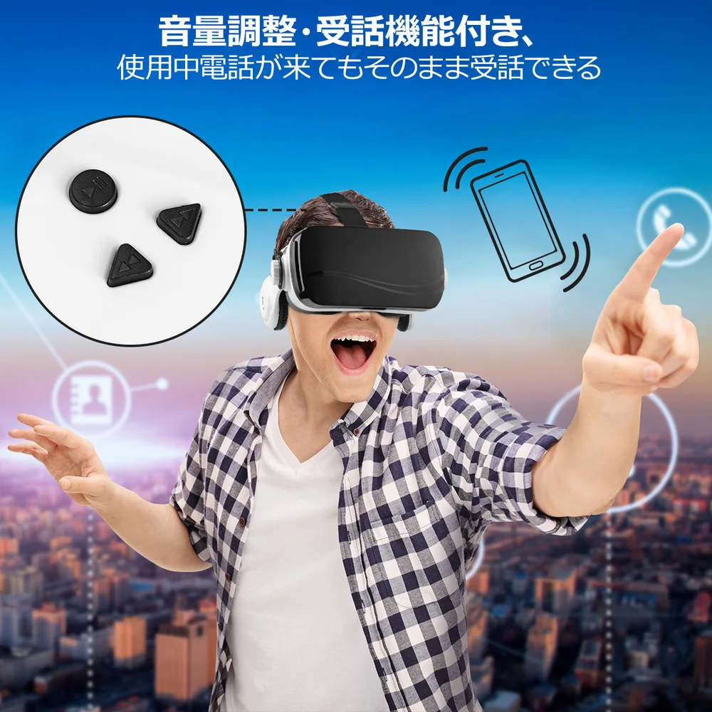 FOXNOVO 1 шт. 3D VR гарнитура с эффектом погружения видеоремешок для игр регулируемое