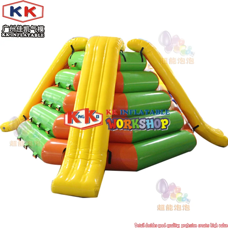 Надувная морская плавающая мини-горка для бассейна водный парк оборудование