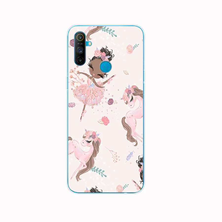 49AS Fat Unicorn On Rainbow Jetpack Soft Silicone Back Cover Case for OPPO Realme 3 5 6  Pro C3 6i 6s C11 cover funda images - 6