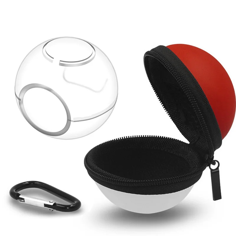2 в 1 для Nintendo Switch Poke Ball Plus контроллер сумка переноски и Кристальный чехол
