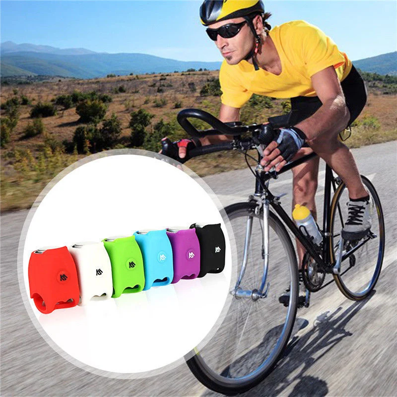 

Mini Bicycle Ring Bell Silicone Electronic Horn Warning Safety Handlebar