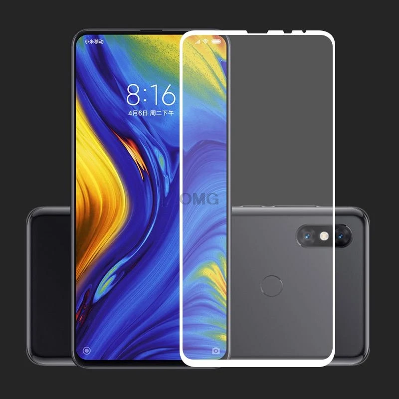 OMG 9H 0 3 мм полное покрытие из закаленного стекла для Xiaomi mix2 mix2s mix защитное стекло с
