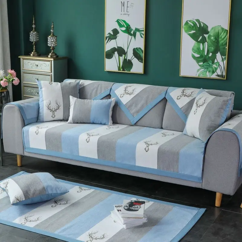 

1Pcs Fabric Sofa Cover Towel Couch Covers Sofa Anti-dirty For Living Room Home Slipcover Sectional Corner Decoration Slipcover