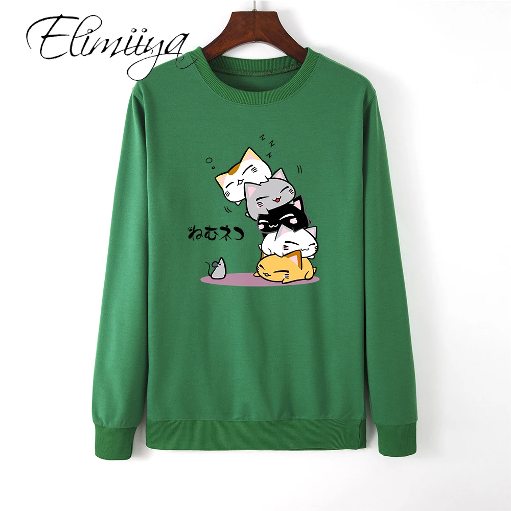 

Женские толстовки с капюшоном elimiya, повседневные однотонные толстовки в стиле хип-хоп на весну и осень