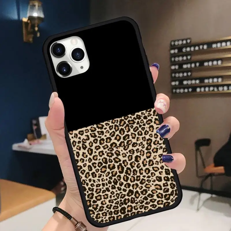

luxury fashion Leopard Print Pattern Phone Case for iPhone 11 12 pro XS MAX 8 7 6 6S Plus X 5S SE 2020 XR