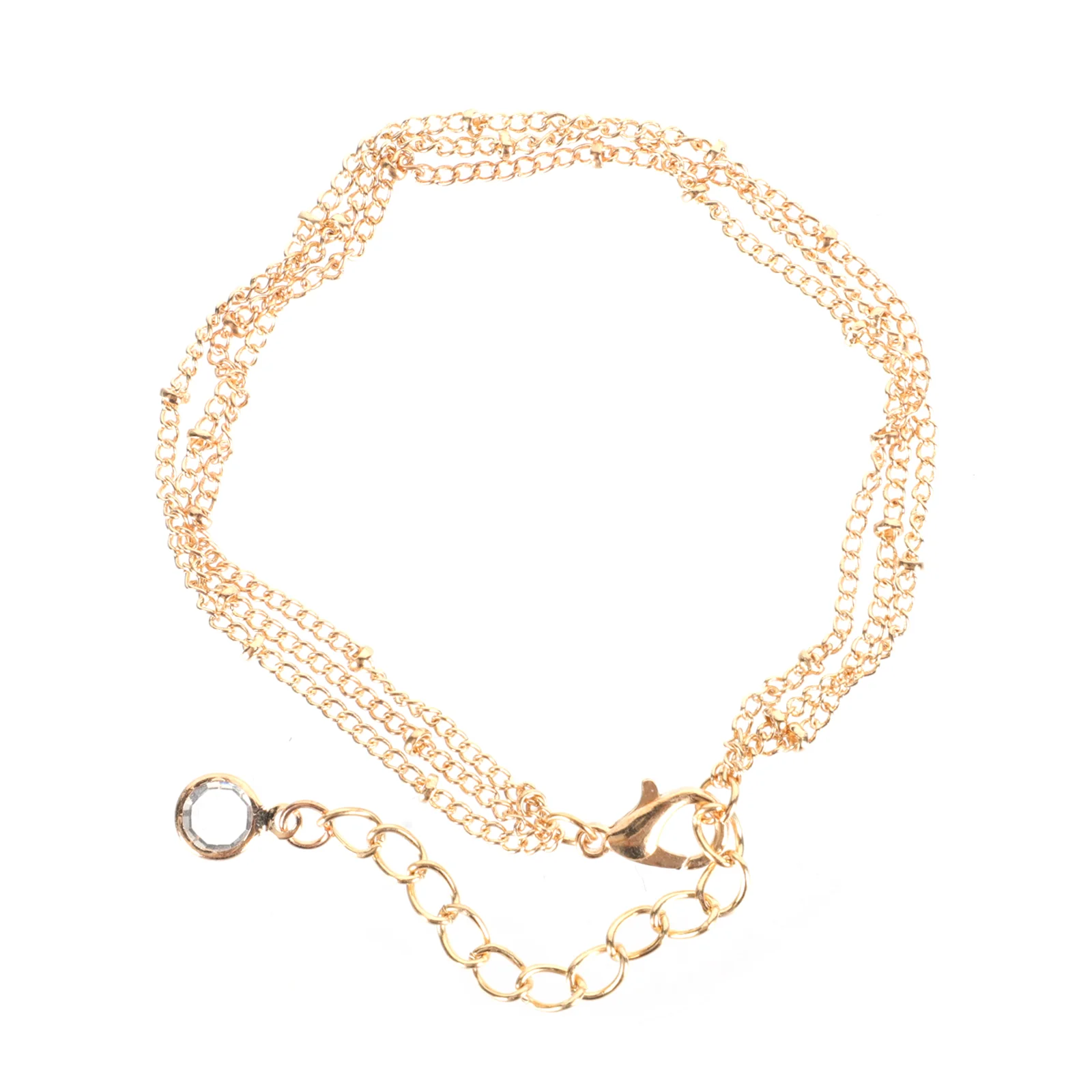 

1pc Retro Bead Bracelet Retro Chain Artistic Adjustable Wrist Chain Decor