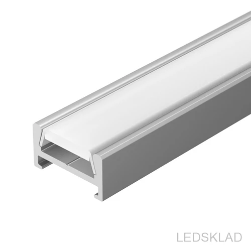 026458 Профиль MIC H 2000 ANOD (ARL Алюминий) 2м. Arlight|Новизна освещения| |