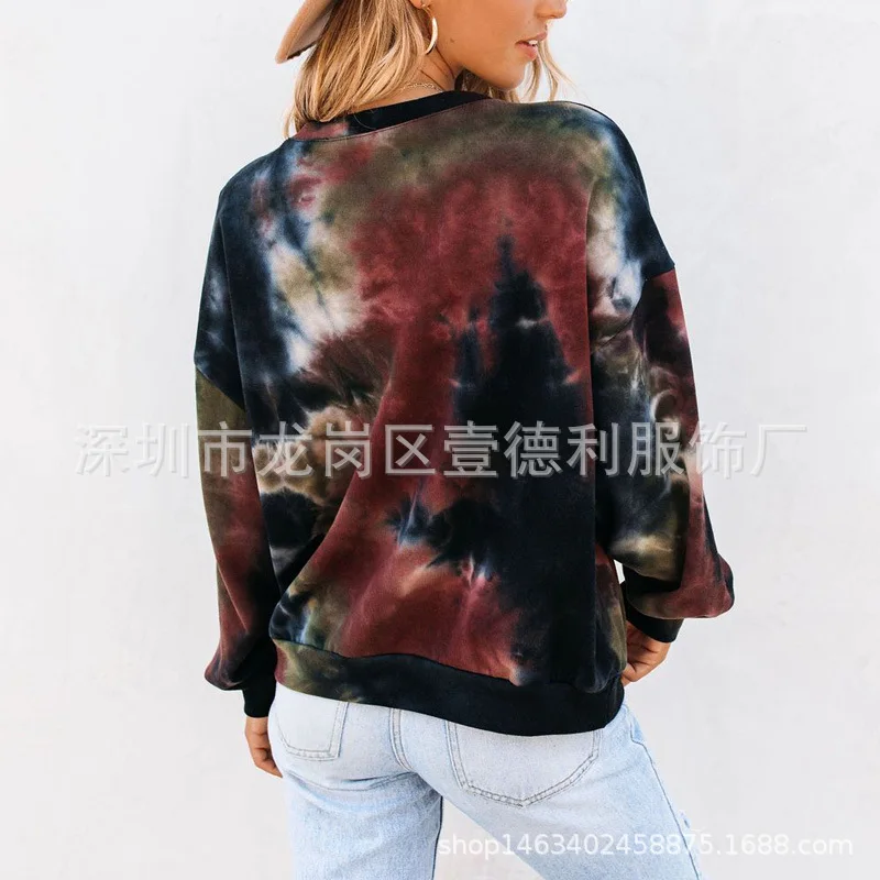 

Women's Tie-Dye Printed Hoodie Casual Shirt Sweatshirts(High Top Quality)Up to 50%OFF
