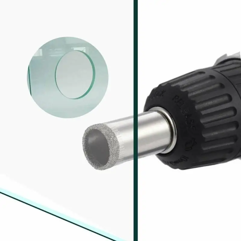 

5Pcs/set 5-12mm Diamond Coated Drill Bit Tile Marble Glass Ceramic Hole Saw Drilling Bits Power Tool Cutting Tools Fastshipping