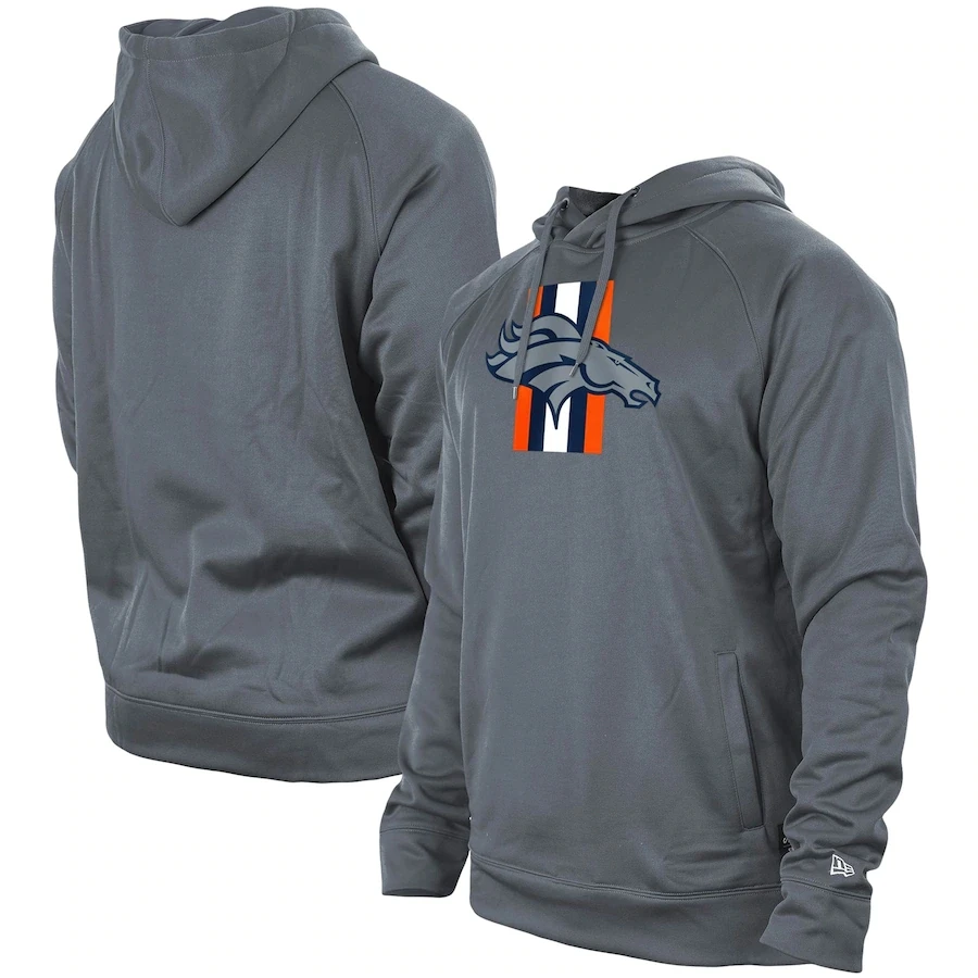 

New Denver Men Broncos sweatshirt 2021 Training Camp Raglan Pullover football Quality Oversized Hoodie Olive grey