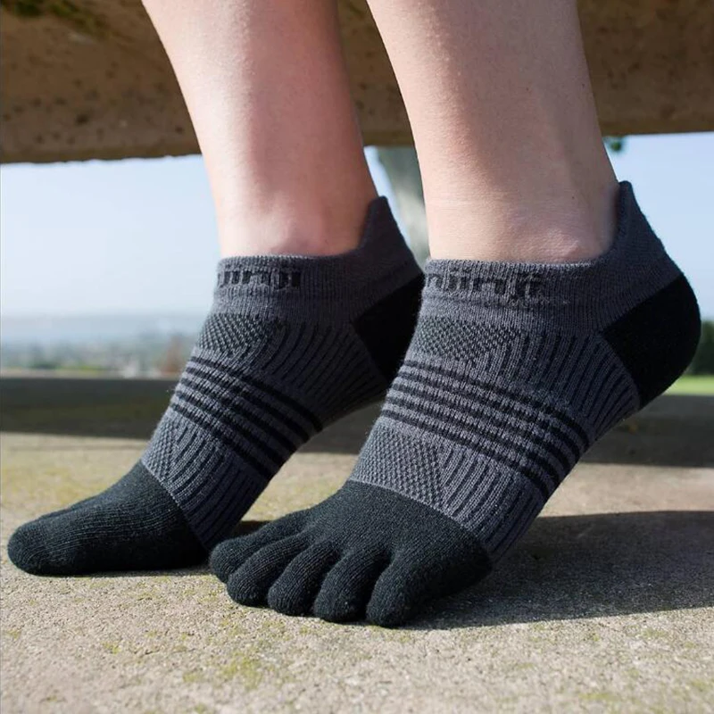 Injinji Toe носки беговые легкие не-шоу CoolSpec пять пальцев Бег Велоспорт Йога Пилатес Футбол носки женские